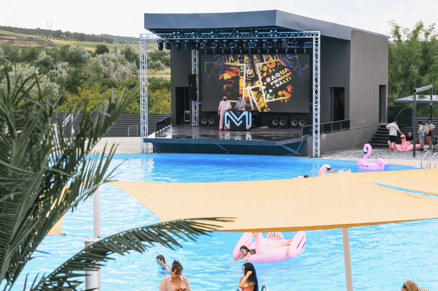 Poolside event at Aqua Premium